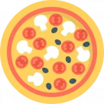Une carte comprenant plus de 50 pizzas